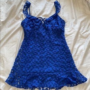 Lulus blue mini dress